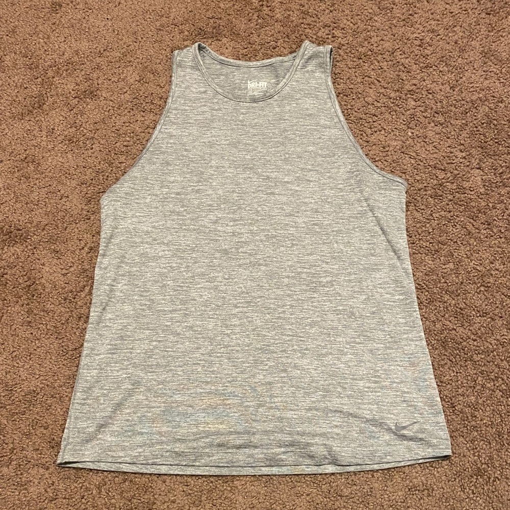 Nike tomboy cross dye grey tank